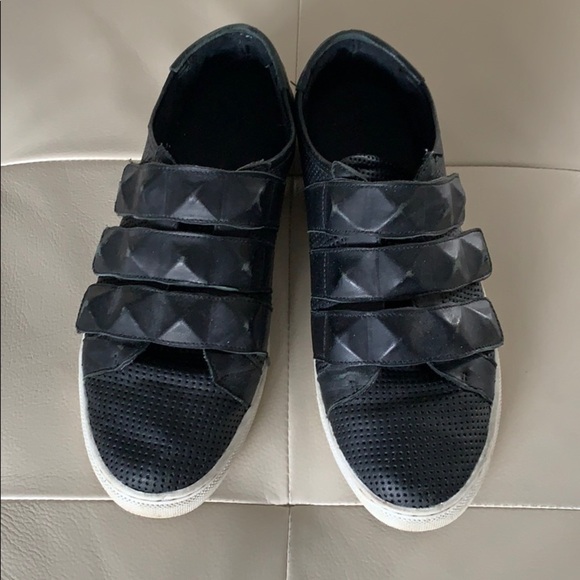 Rebecca Minkoff leather slip on sneakers - Picture 1 of 3